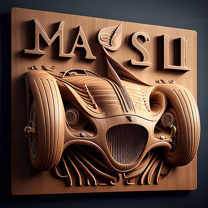 3D model Maserati 250F (STL)